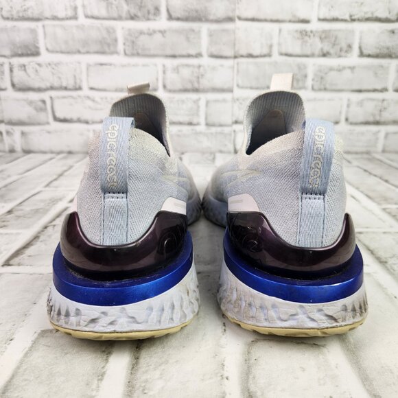 Nike Epic Phantom React Flyknit Men's Size 12 White Athletic Running Gym Sneaker - Picture 5 of 9